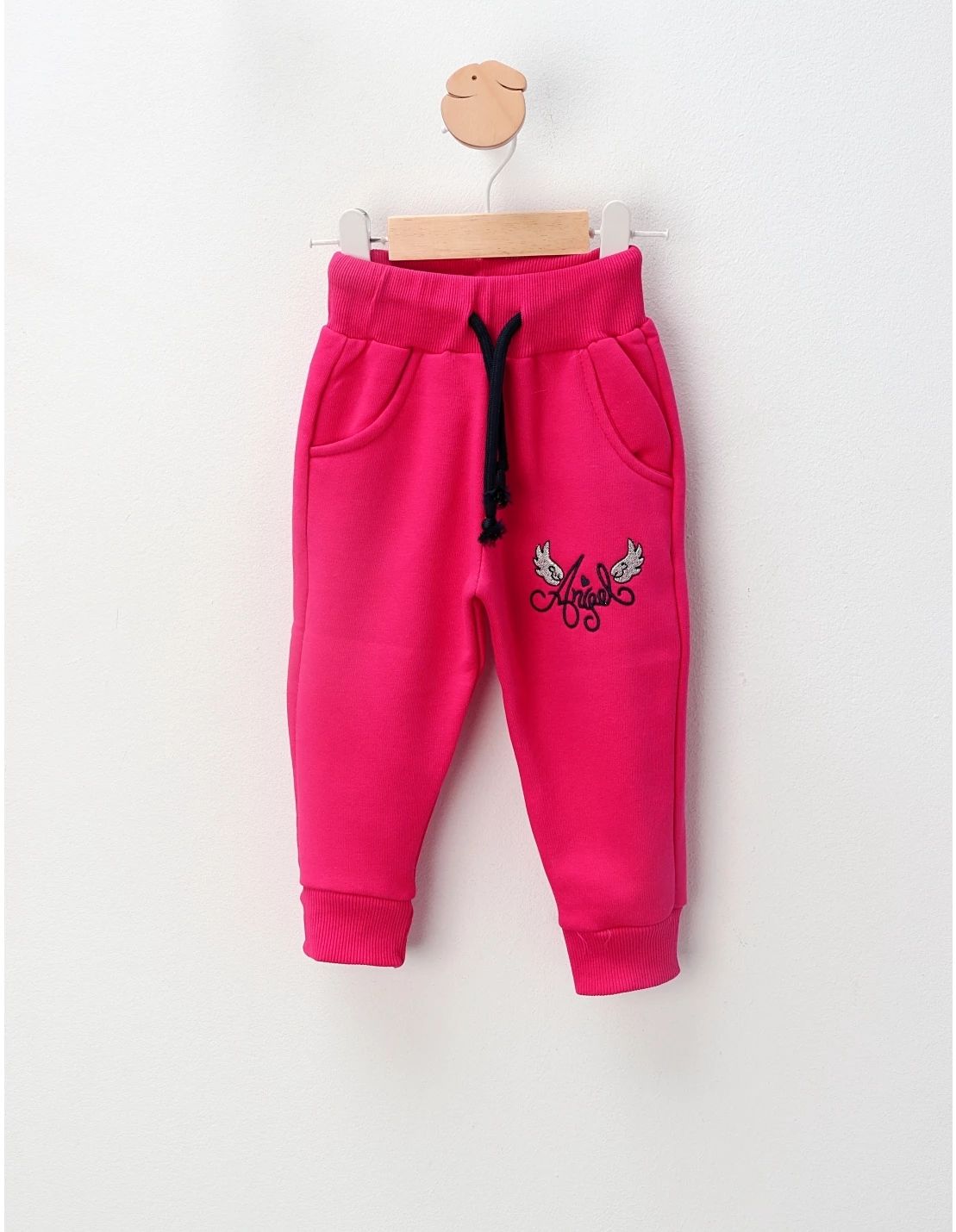 Pantaloni plusati Angel, ciclam