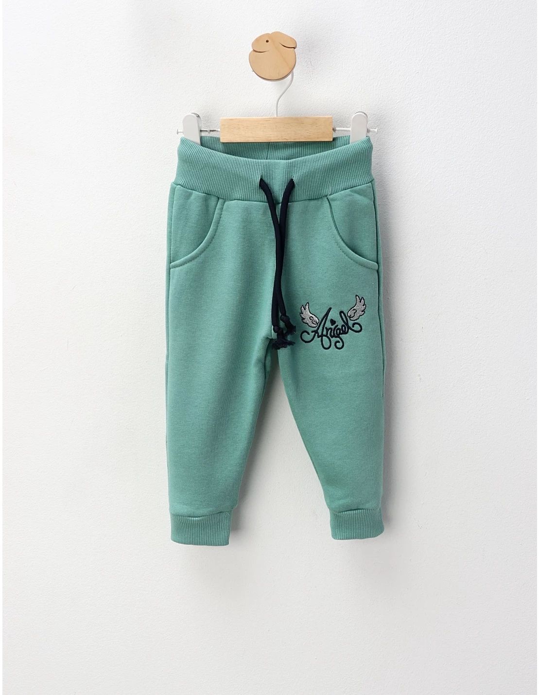 Pantaloni plusati Angel, verde