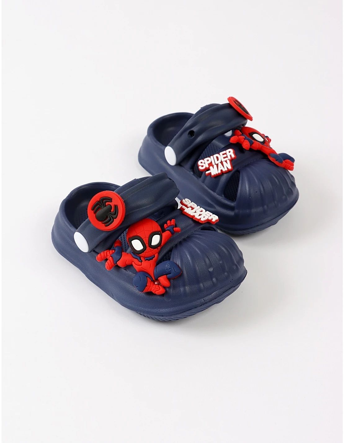 Papuci-sandalute spuma Spider-man bleumarin