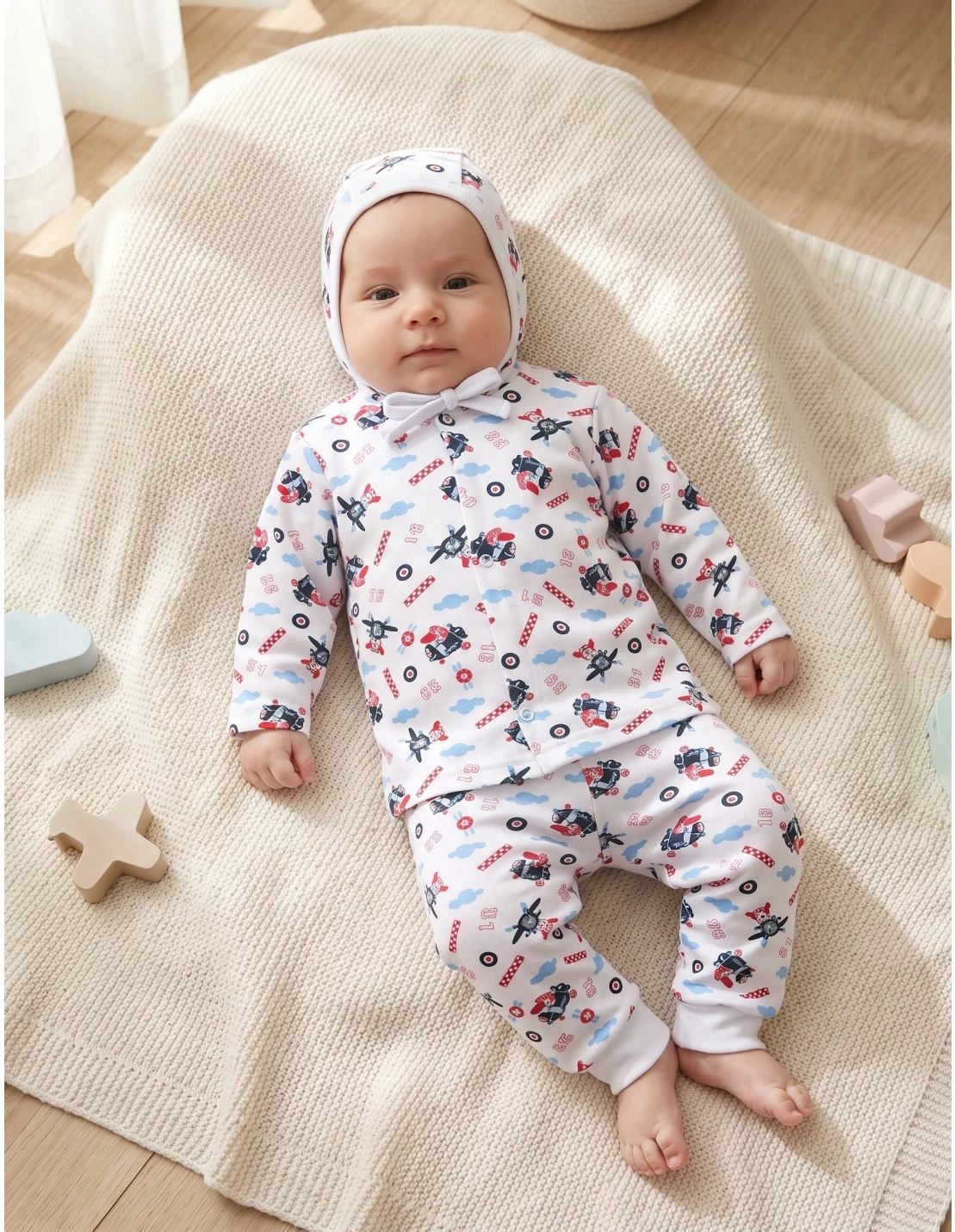 Pijama Kid, Aviator, multicolor