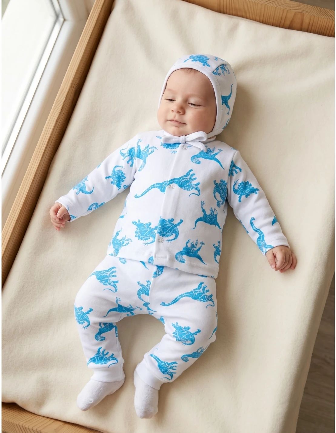 Pijama Kid, Dinozauri Mari, cu albastru