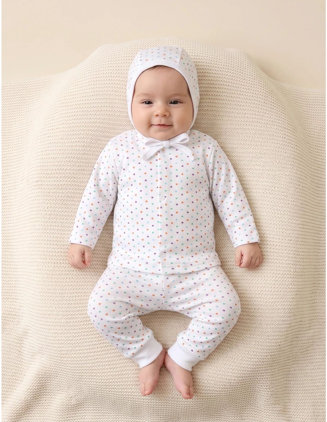 Pijama Kid, Inimioare , multicolor
