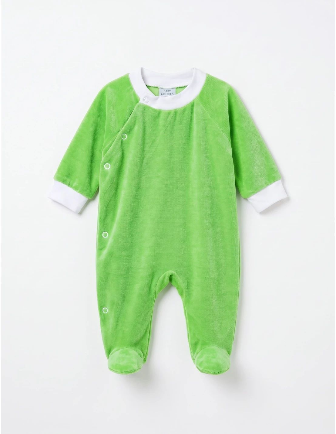 Salopeta catifea, Bebe Warm, verde