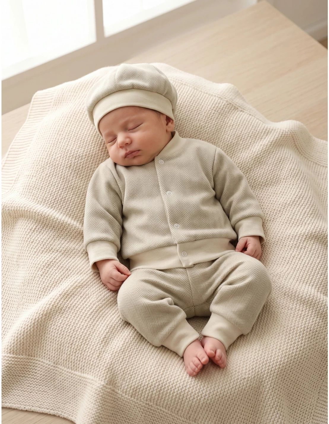 Trening bebe 3 piese Iluzion bej-crem