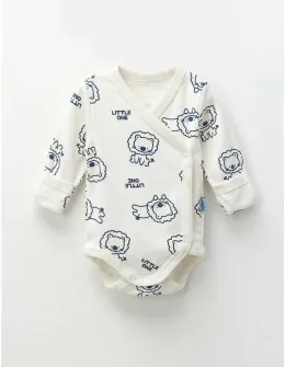 Body ML, Little One, alb-bleumarin 62 (0-3 luni)