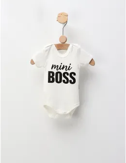 Body MS, Mini Boss, ecru-negru