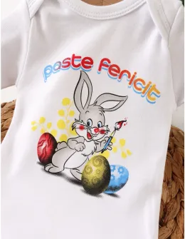 Body Paste Fericit, Bunny&Eggs, alb
