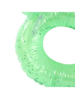 Colac gonflabil copii verde sclipici 70 cm