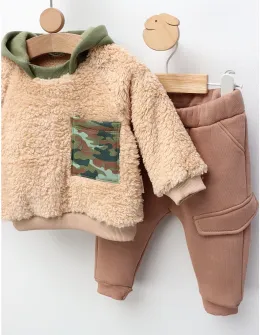 Costumas vatuit+cocolino, cu bej