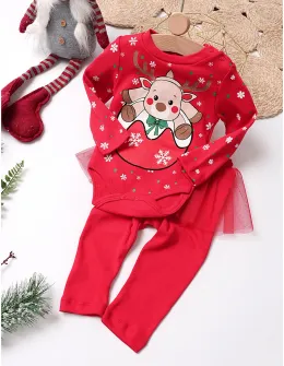 Costumas Vixen model cu rosu