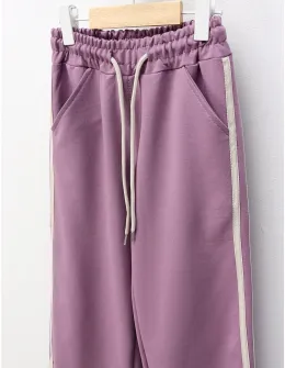 Pantaloni de trening Girl Design, mov