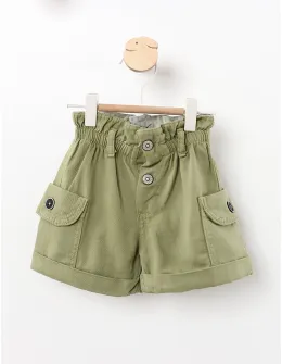 Pantaloni scurti de blug Lilitop verde