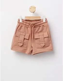 Pantaloni scurti fetite Sonya, bej