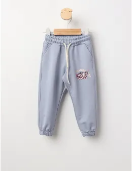 Pantaloni trening ENJOY THE VIBES bleu