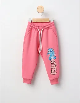 Pantaloni trening Stitch corai