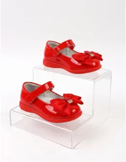 Pantofi Apawwa cu organza, eleganti rosu