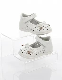 Pantofi eleganti apawwa Inimioare, alb