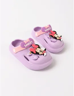 Papuci de spuma Smiley Minnie mov