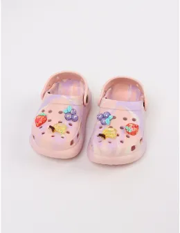 Papuci spuma usori Jibbtz Fruit, corai