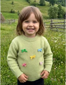 Pulover Mohair Eleanora, verde