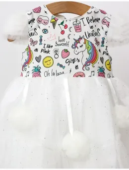 Rochita Acabella Unicorn model alb