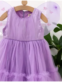 Rochita Fantasy cu aripioare de fluturas mov