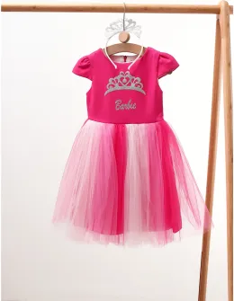 Rochita premium Barbie Girl, ciclam-roz