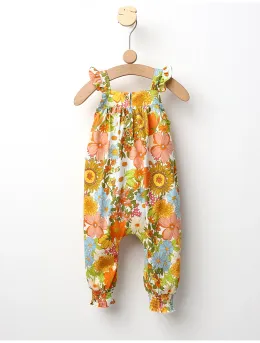 Salopeta All Flowers, de vara model multicolor