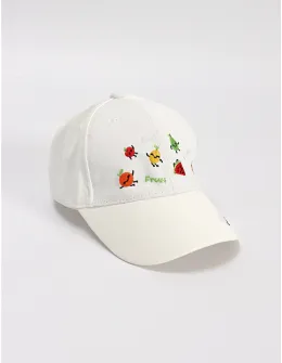 Sapca copii, Go Fresh Fruits, alb