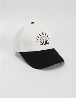 Sapca copii, Sun, alb-negru