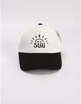 Sapca copii, Sun, alb-negru