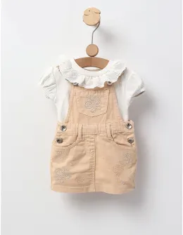 Sarafan si tricou Raisa crem