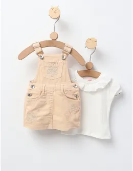 Sarafan si tricou Raisa crem