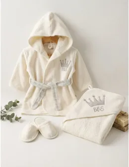 Set de baie, Little Prince, alb