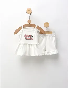 Set de vara, Just Smile, alb