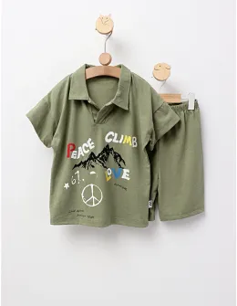 Set de vara Peace Climb, verde-fistic