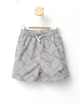 Sort de baie din fas model alb-negru