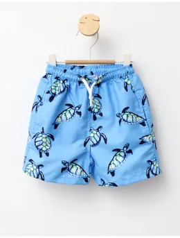 Sort de baie din fas model Broscute de apa blue