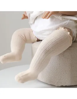 Sosete Color Knitted crem