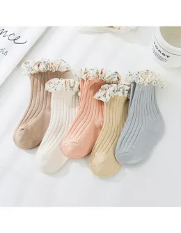 Sosete Frilly Ruffle bleu pal