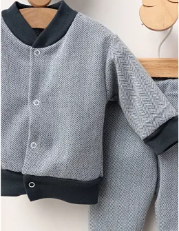 Trening bebe 3 piese Iluzion bleumarin