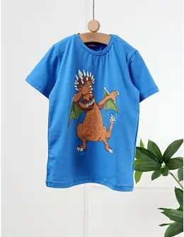 Tricou Charizard Dragon, albastru