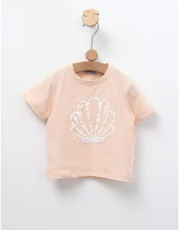 Tricou Summer Fun Times, bej