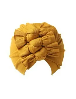 Turban 3 fundite model galben