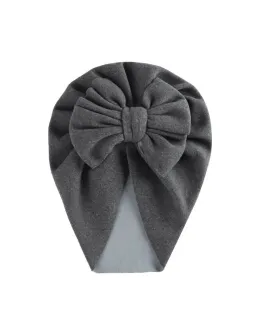 Turban cu fundita SELLY gri MD7