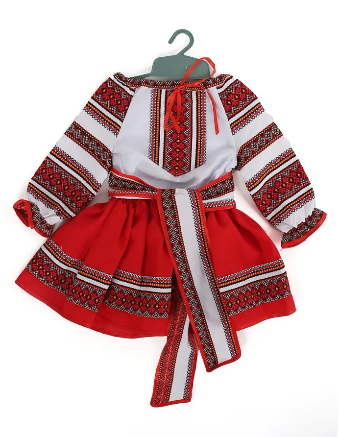 Costum national DANA alb-rosu picture - 8