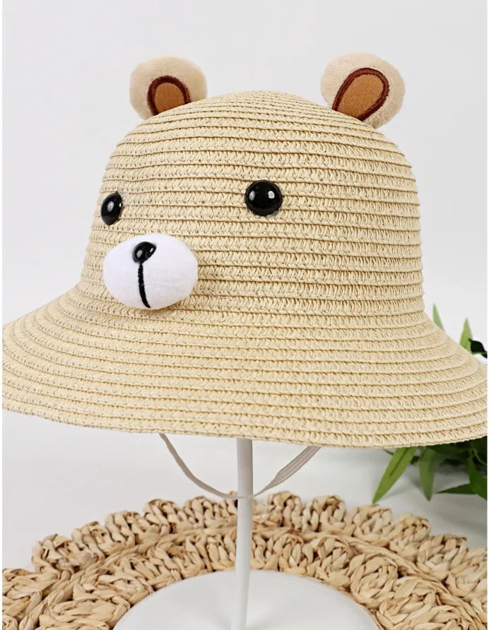 Palarie Tuco Bear, model crem picture - 2