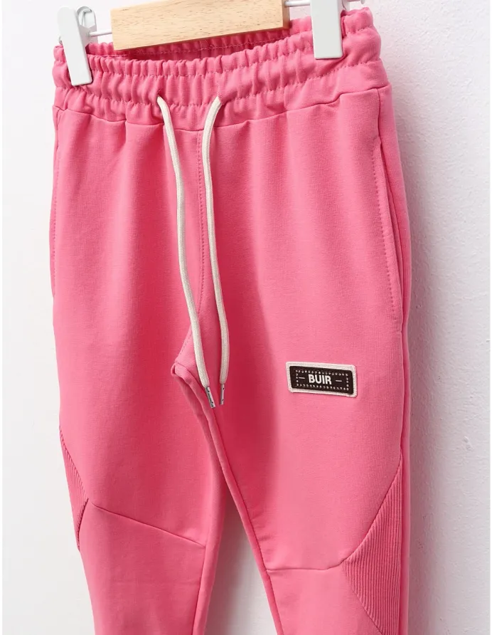 Pantaloni de trening Fashion Girl, roz picture - 2