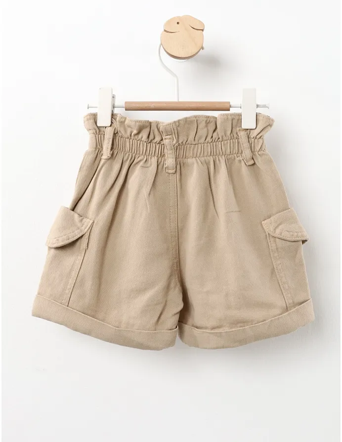 Pantaloni scurti de blug Lilitop crem picture - 3