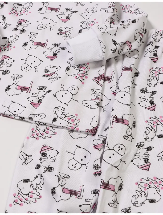 Pijama bbc Romania Snoopy roz picture - 3